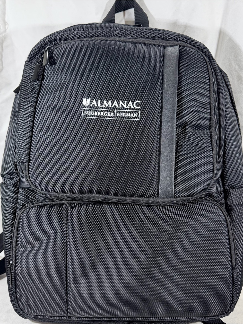 Almanac Neuberger Berman Black Men's Backpack - Professional Laptop Pack